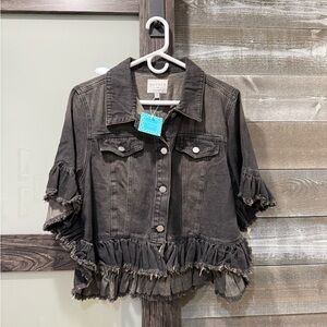 Hayden Charcoal Denim Jacket